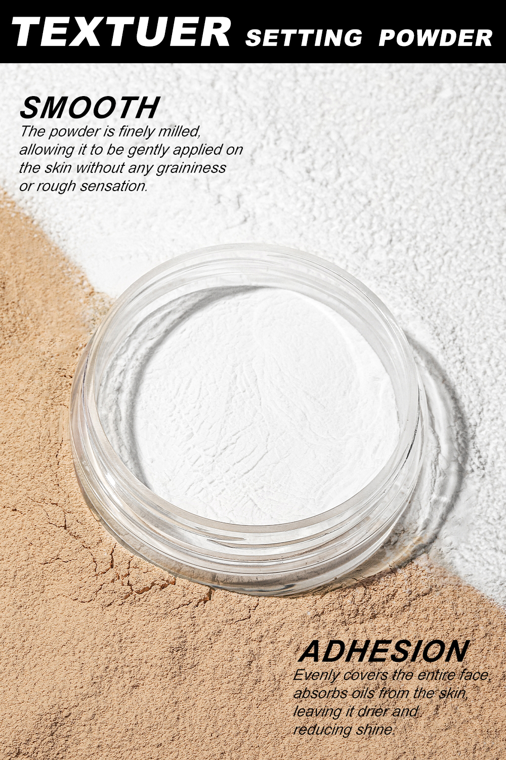 Fix Makeup Loose Powder Waterproof Non-Stick Powder Breathable Delicate ...
