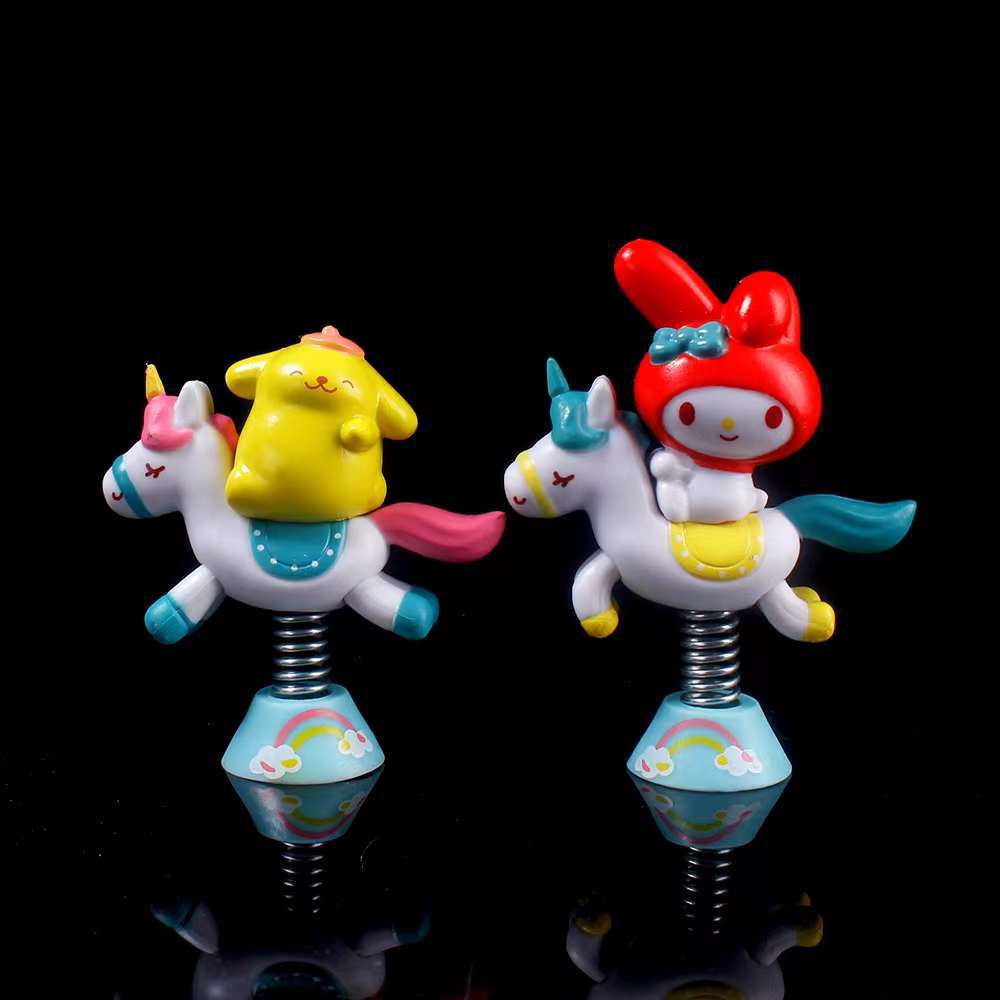 6Pcs/Set Sanrio Spring Carousel Hello Kitty Kuromi My Melody ...