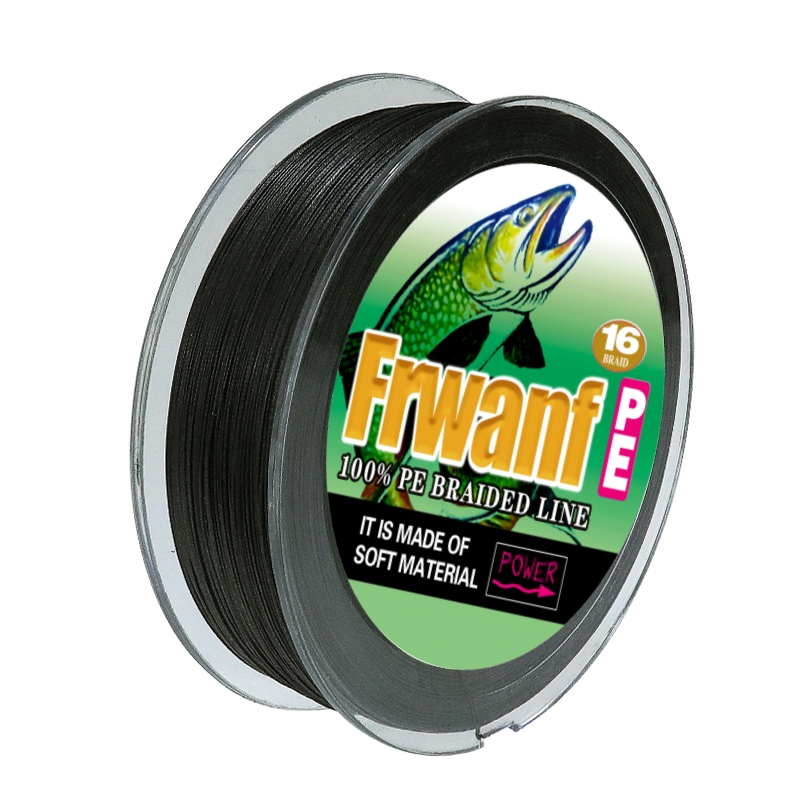 Frwanf 16 Strands 30M PE Braid Fishing Line Super Strong Hollow Core ...