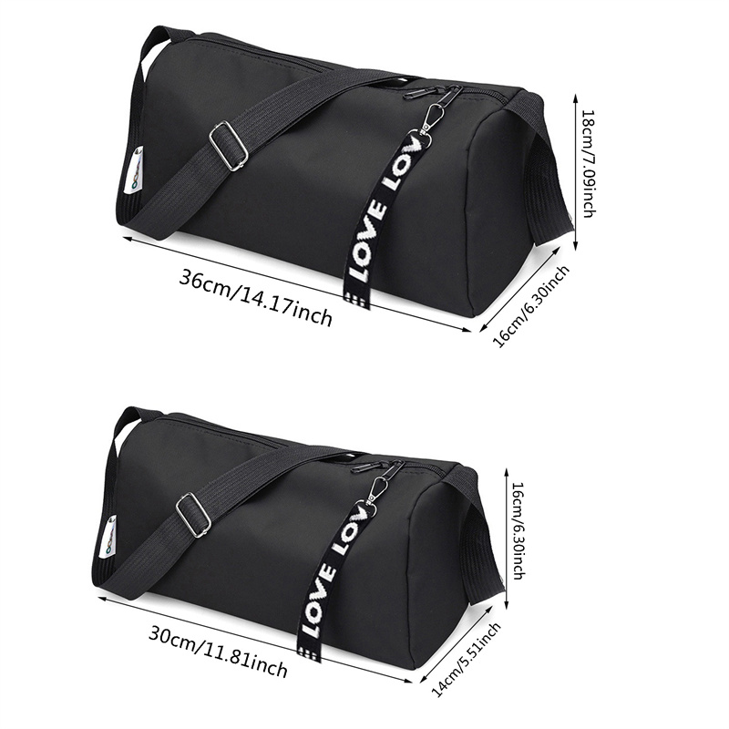 Women Gym Bag Waterproof Fitness Training Bag Outdoor Travel Duffle Bag ...