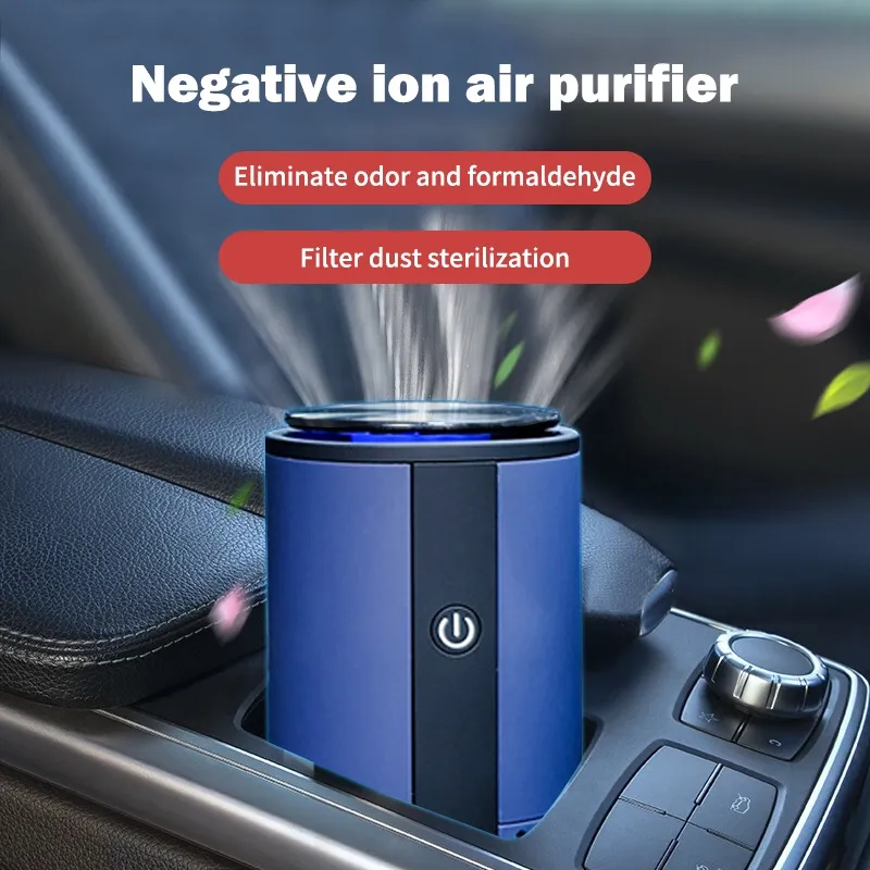 Wireless Air Purifier Mini Air Purifier USB Rechargeable Portable Car ...
