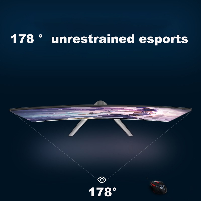 EXPOSE IPS 165Hz Curved Gaming Monitor - Black (19