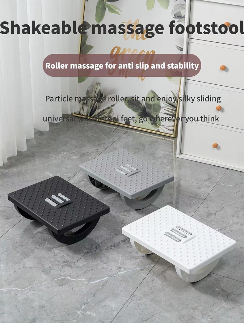 Tilted Foot Rest-- Massage Surface Improved Posture Roller Non-Skid Thicken