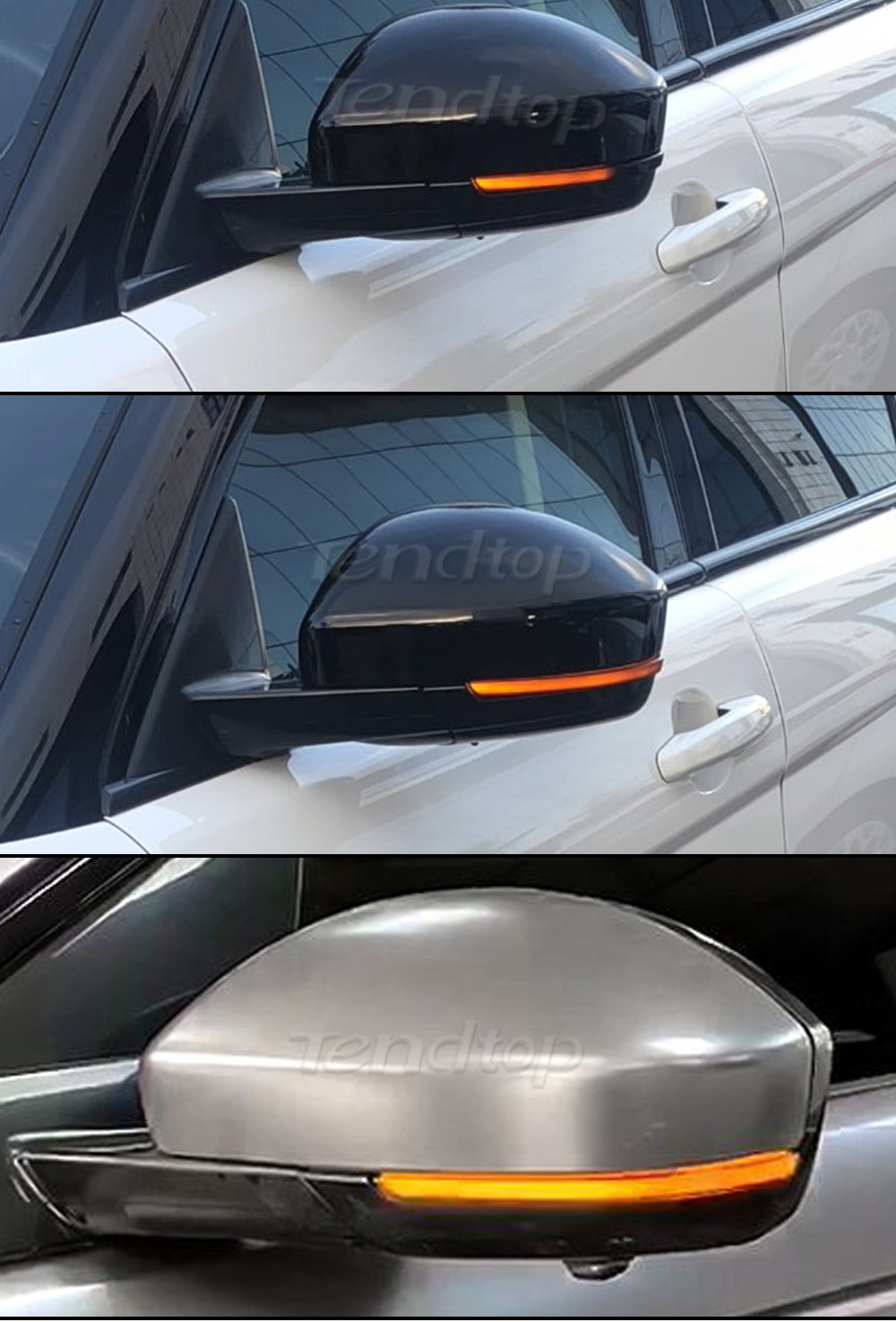2Pcs Dynamic rearview mirror indicator light Turn Signal light for Land ...