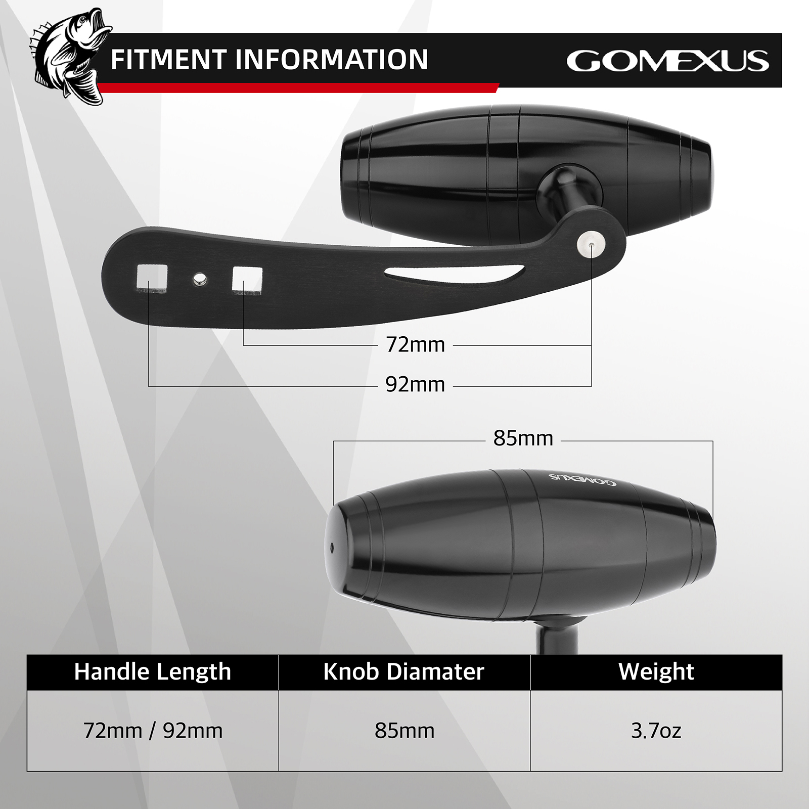 Gomexus Penn Special Senator Single Handle For 113H 114H 115 4/0 6/0 9/0  Reel Power Handle 92mm - AliExpress