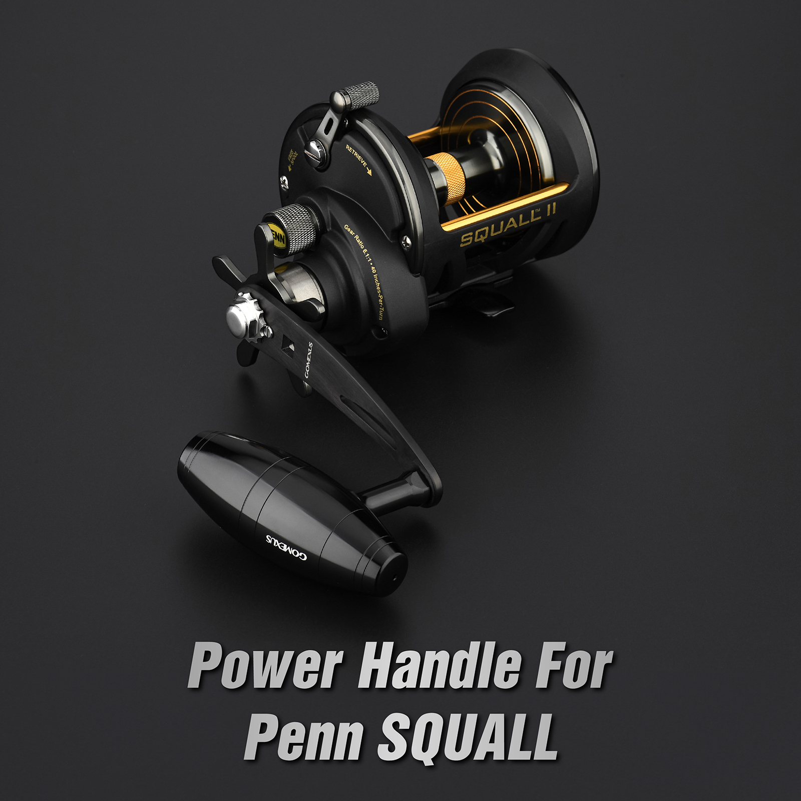 GOMEXUS Penn Power Handle For Fathom Lever Drag Squall II Level