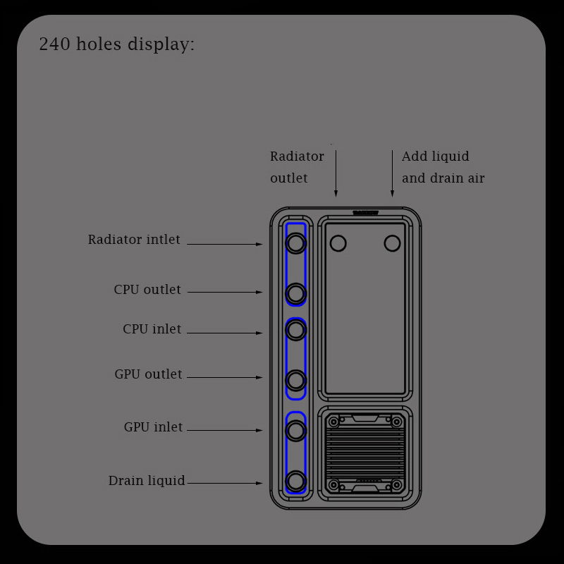 Barrow Distroplate Watercooling 120/240/360MM Universal Integrated Pump ...