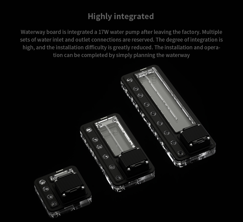 Barrow Distroplate Watercooling 120/240/360MM Universal Integrated Pump ...
