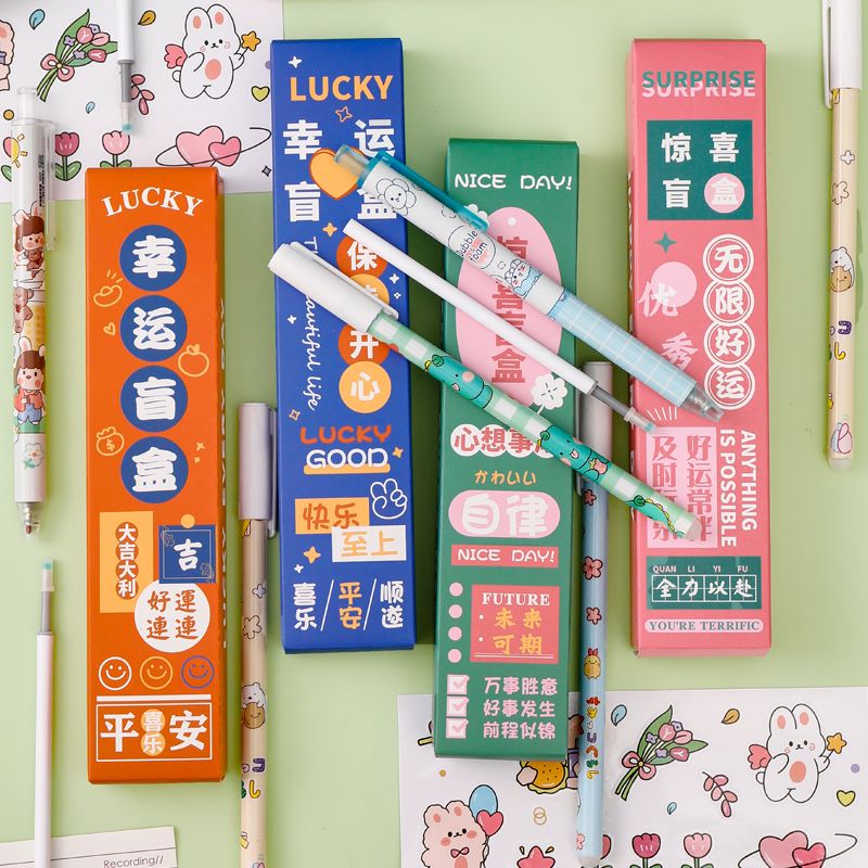 5 Pcs/set Creative Surprise Blind Box Students Opening Gifts Stationery ...