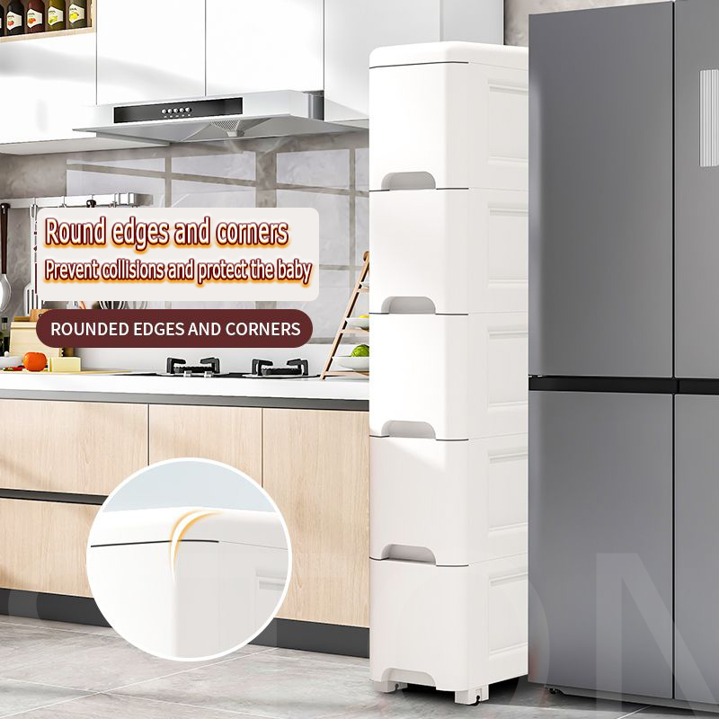 IKEA Slim Drawer Cabinet With Wheels Gap Kitchen Storage Cabinet Narrow ...