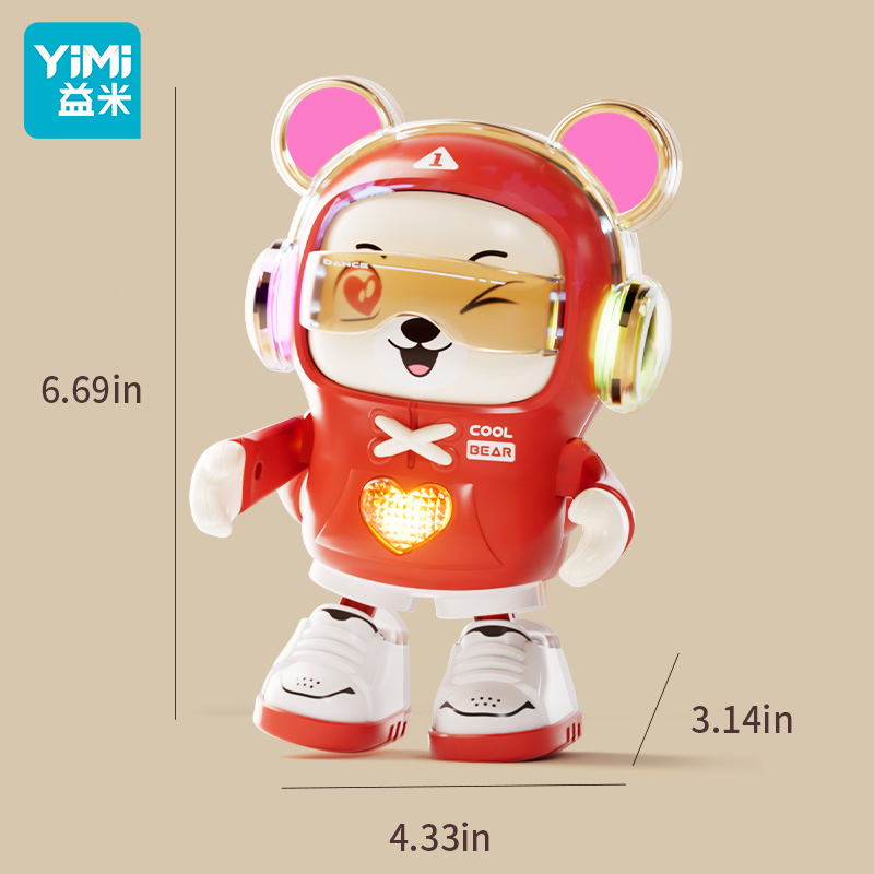 YIMI Dancing Rabbit Toy Robot Rabbit Dancing Sing Song Electronic Bunny ...