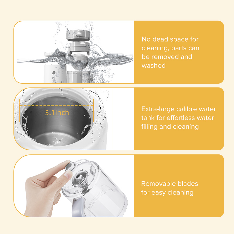 Boboduck 4 in 1 Baby Food Processor Heating/Steam/Defrost/Blend Can