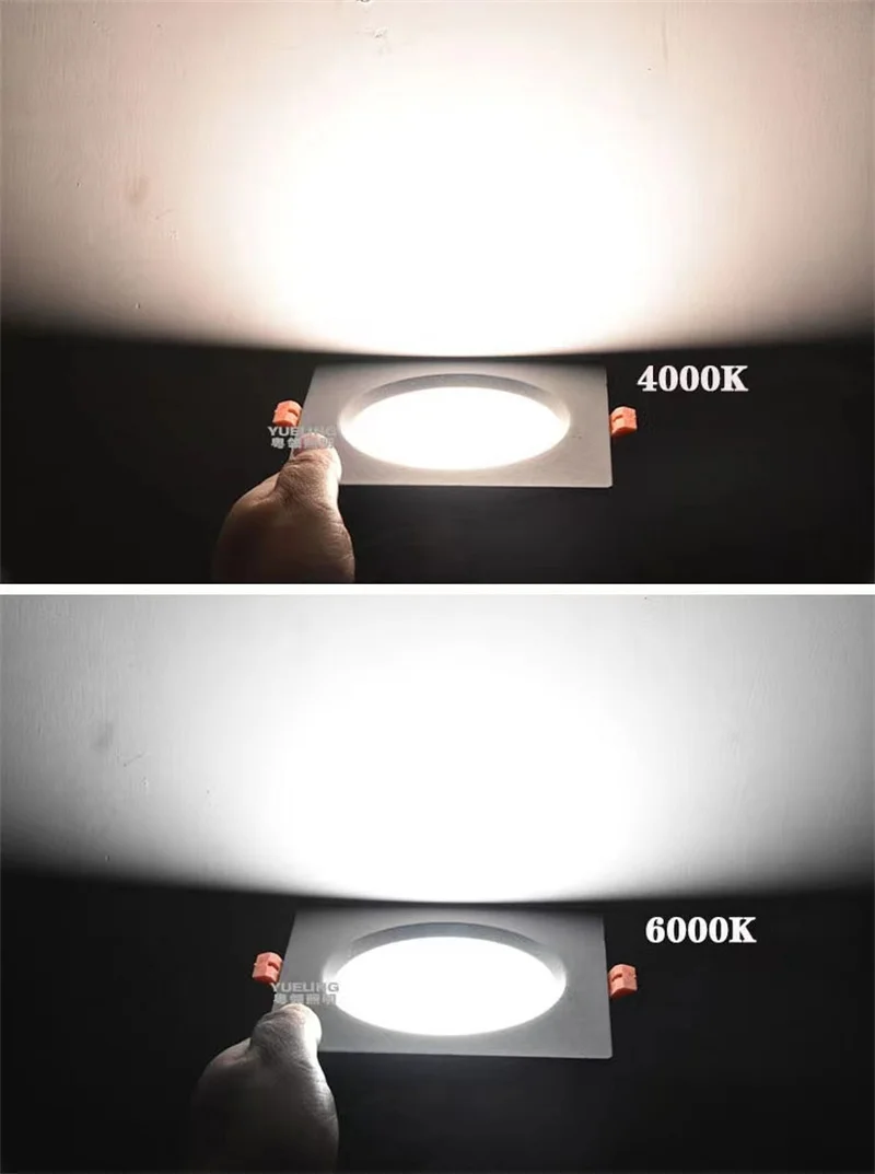 LED Slim Square Pinlight Downlight 7W 12w 15w 20w Recessed Grill ...