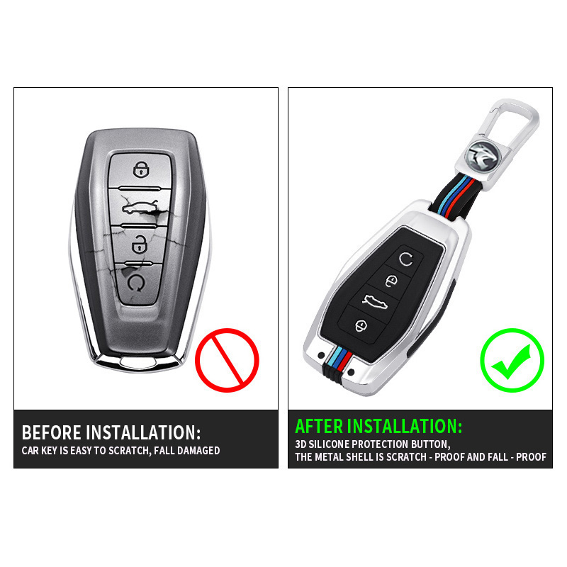 Sarung Kunci For Proton X50 S70 X90 Remote Key Case Cover Metal Key Fob ...