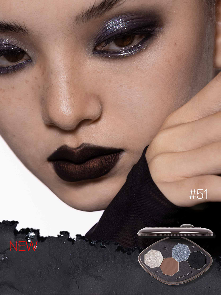 Description Picture 3 of itemGirlcult Dark series eyeshadow four inventions New metal shiny creative color Cool girl fashion eyeshadow