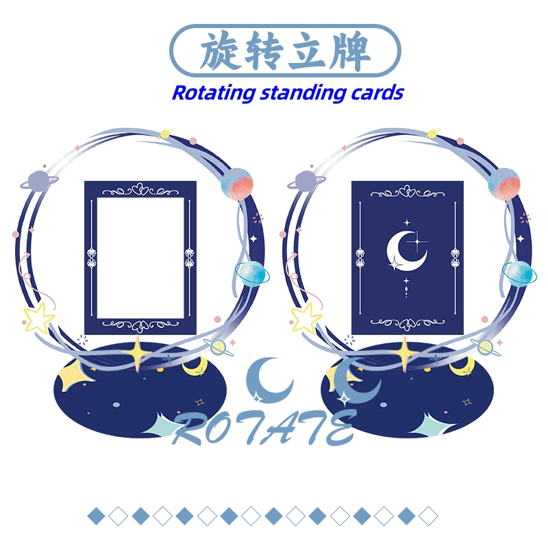 Acrylic Card Standing Card Desktop Decoration Display Card Star Anime ...