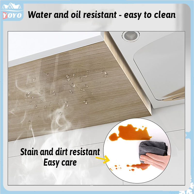 Kitchen greaseproof stickers cabinet protective film transparent ...