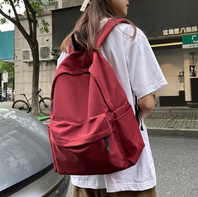 【READY STOCK】School backpack women beg galas student bag college ...