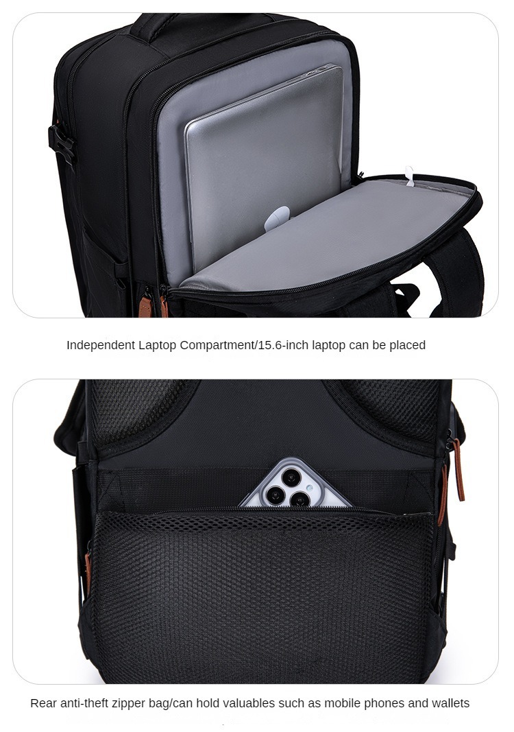 my available unisex Travel Bagpack expandable waterproof cabin size ...