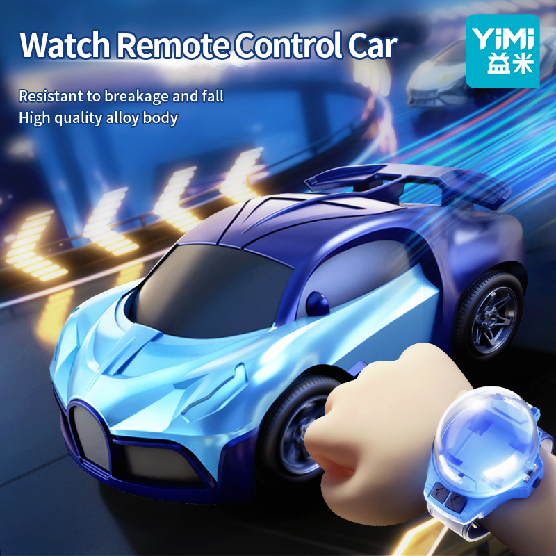 YIMI 2024 New Mini Remote Control Car Watch Toys, 2.4 GHz Cartoon RC ...