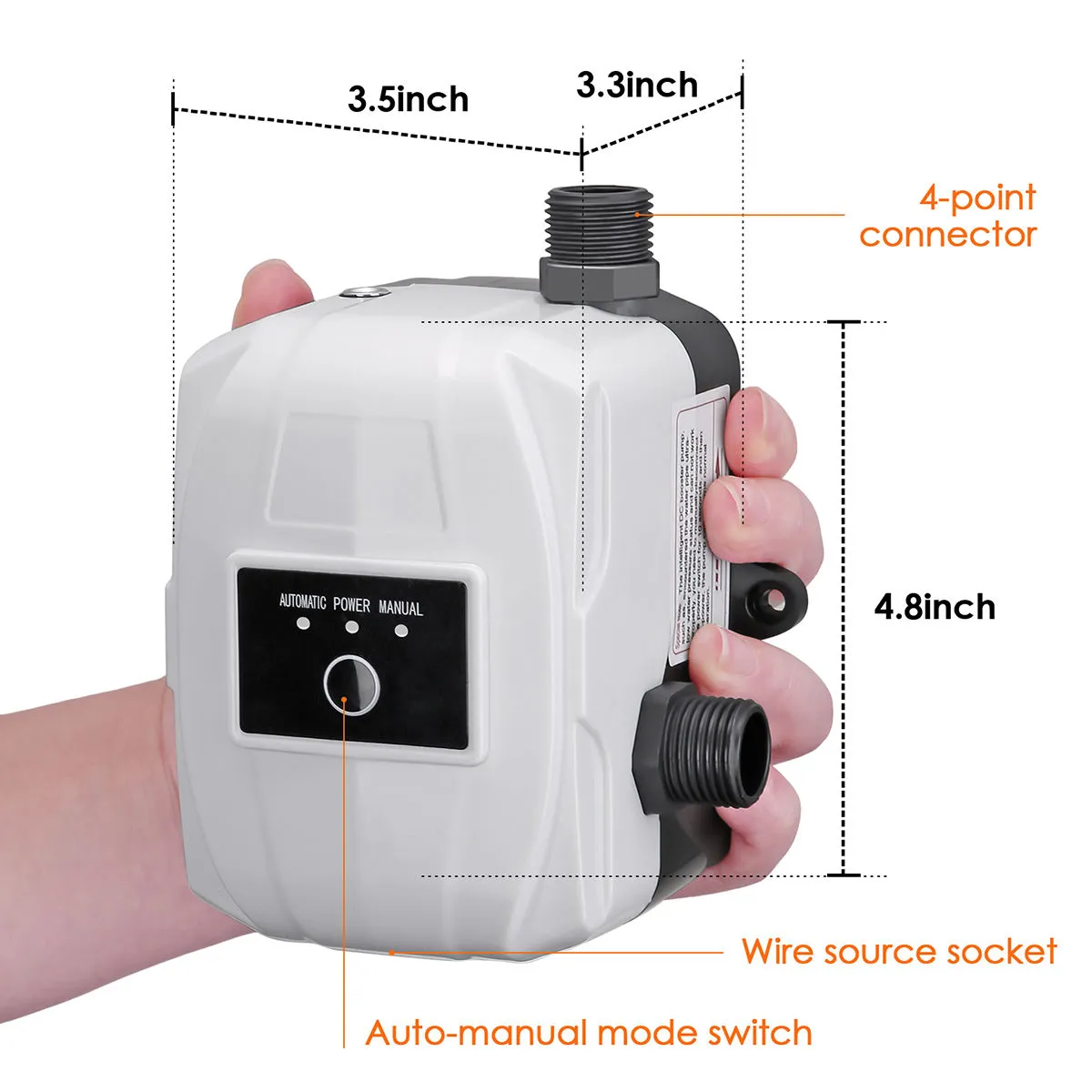 Household Pressure Booster Pump Automatic Mini Water Pump for Home ...