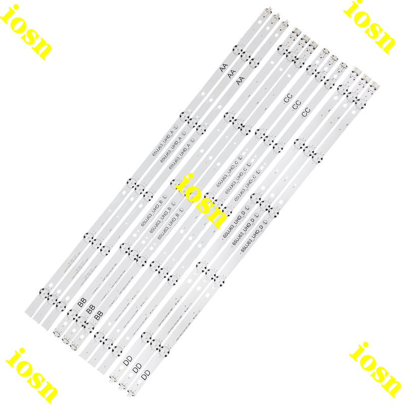 Tira 5 Leds LG 60UJ630V 60UJ63_UHD_B L BB EAV63673006 swap de desmontaje
