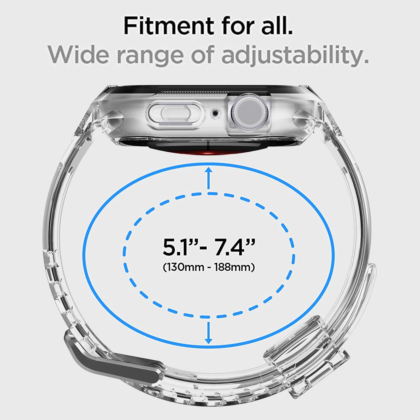 Glacier Rugged Armor Pro Strap with Protective Case for iWatch Ultra 2 ...