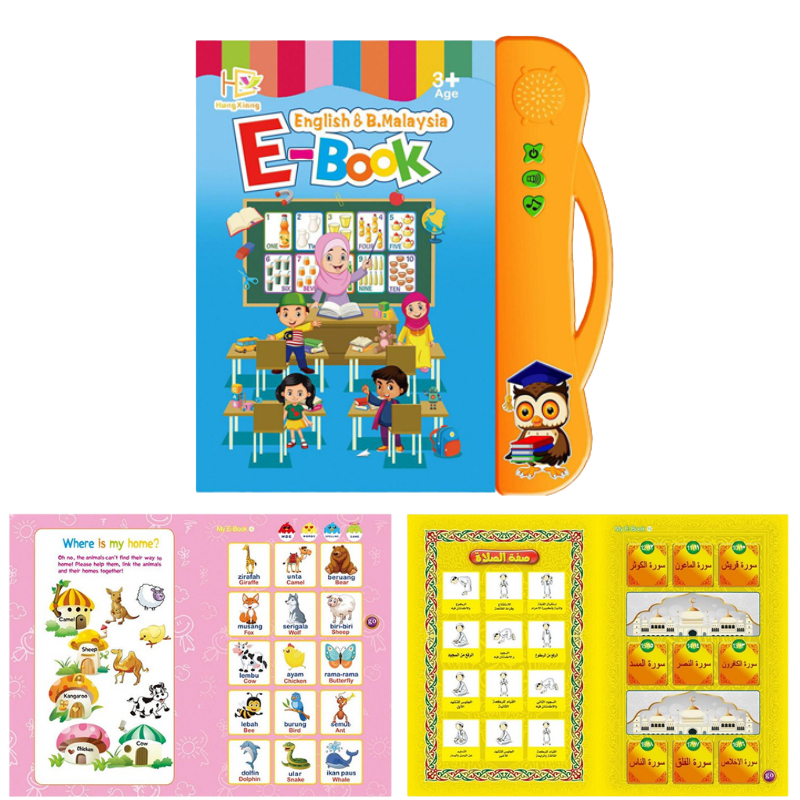Electronic Learning Study Book For Kid Pre School Education Buku
