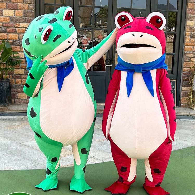 Inflatable Frog Cartoon Doll Costume Event Promotional People Wear ...