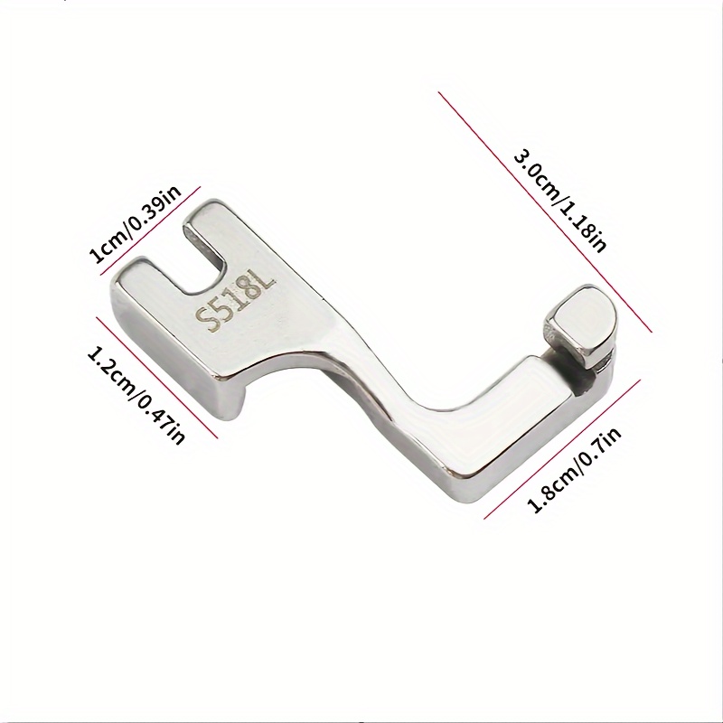 1pc s518l/T168 Industrial Lockstitch Sewing Machine Zipper Presser Foot ...