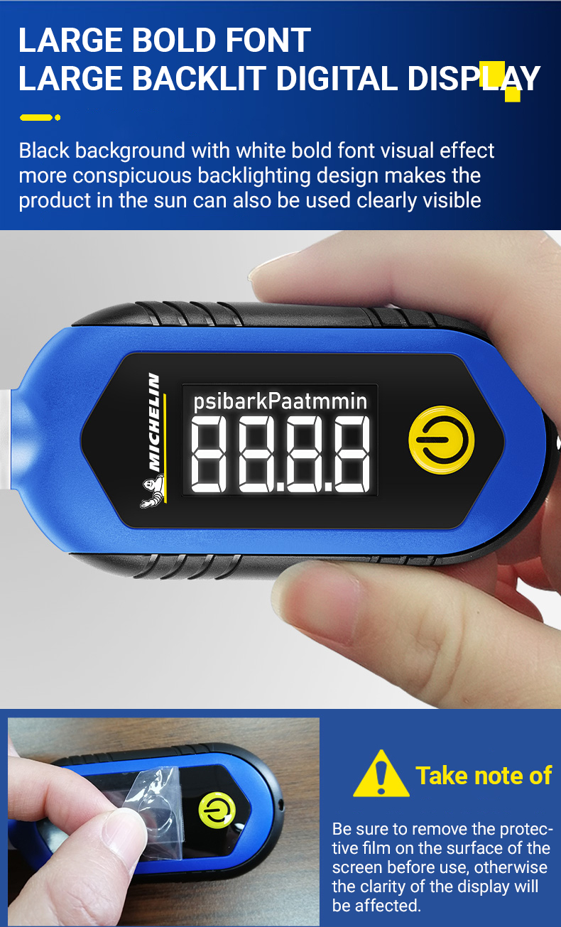 M2209/M2210 Michelin multifunctional tire pressure gauge for detecting ...