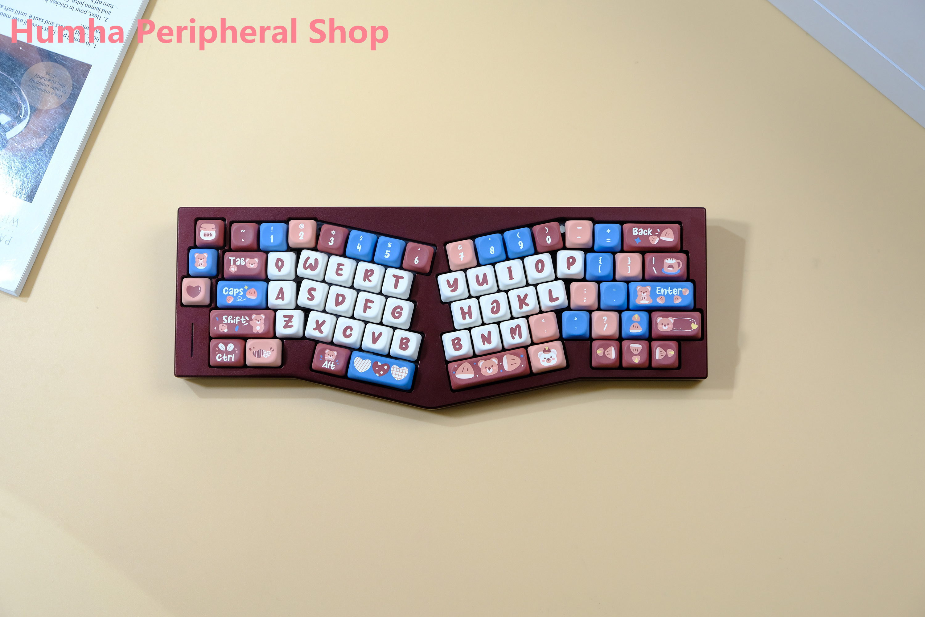 【Original】Humha Caramel Chestnut keycap PBT material Dye-Sublimation ...