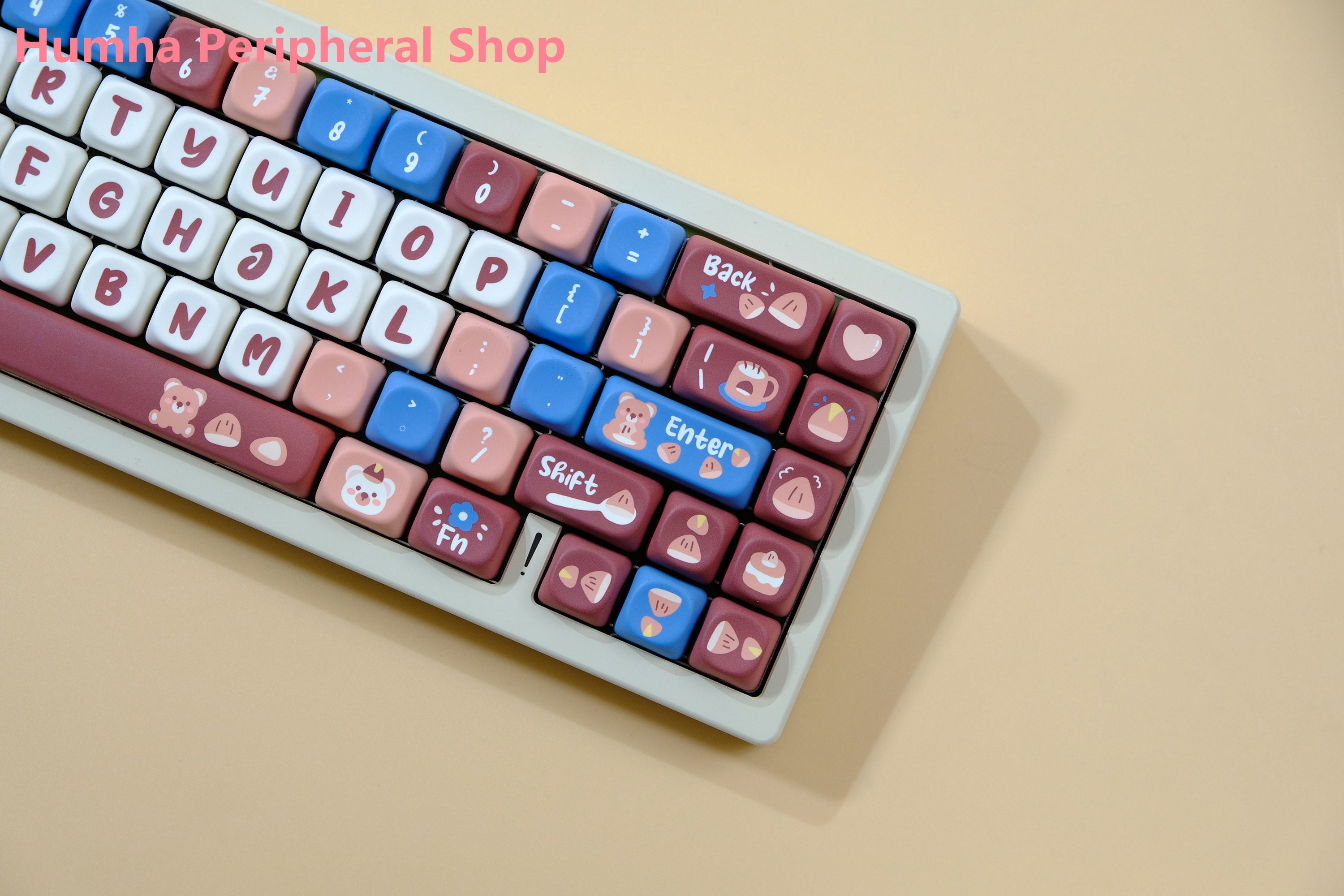 【Original】Humha Caramel Chestnut keycap PBT material Dye-Sublimation ...