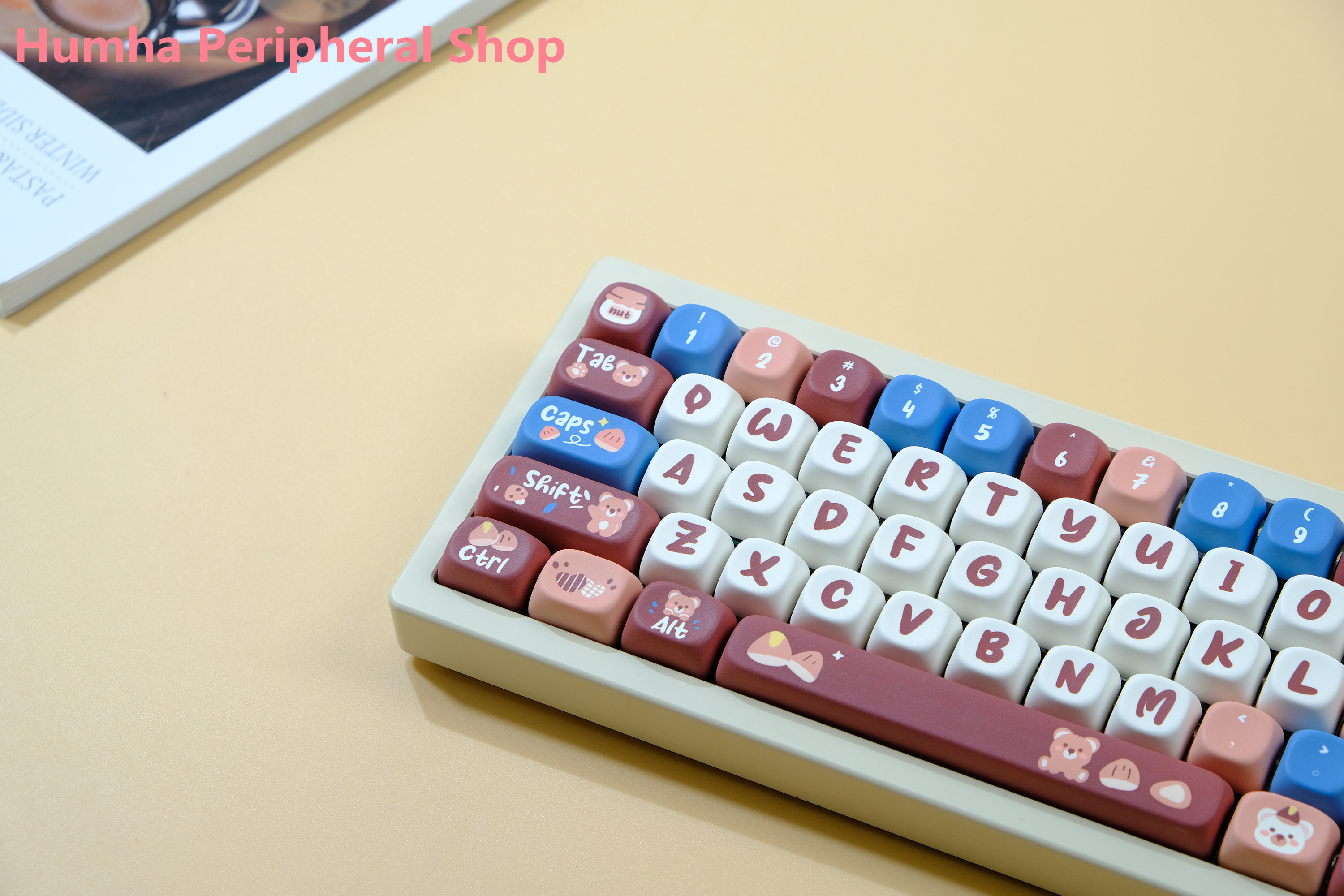 【Original】Humha Caramel Chestnut keycap PBT material Dye-Sublimation ...