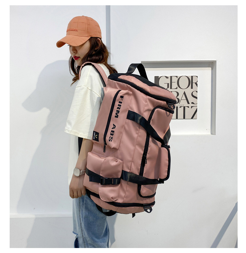 [45L] Large Capacity Travel Carry Shoulders Bag Fitness Backpack ...