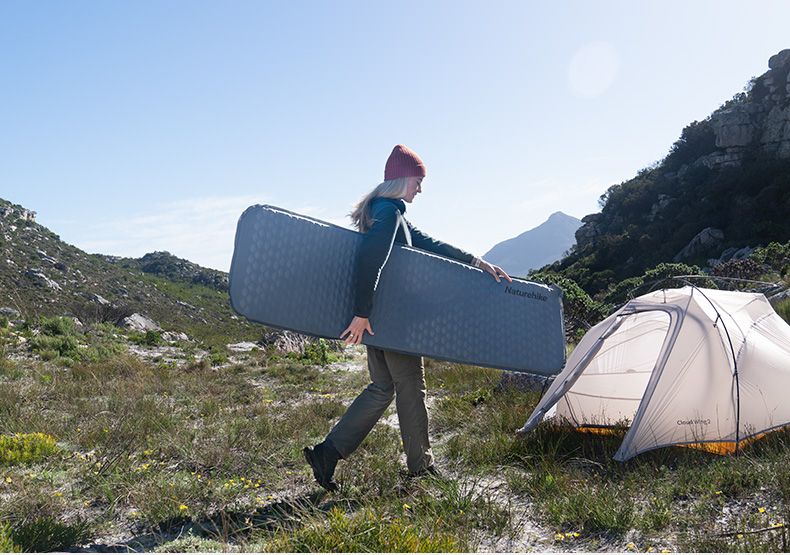 Naturehike Outdoor Hiking Ultralight Sponge Camping Mat Self Inflatable ...