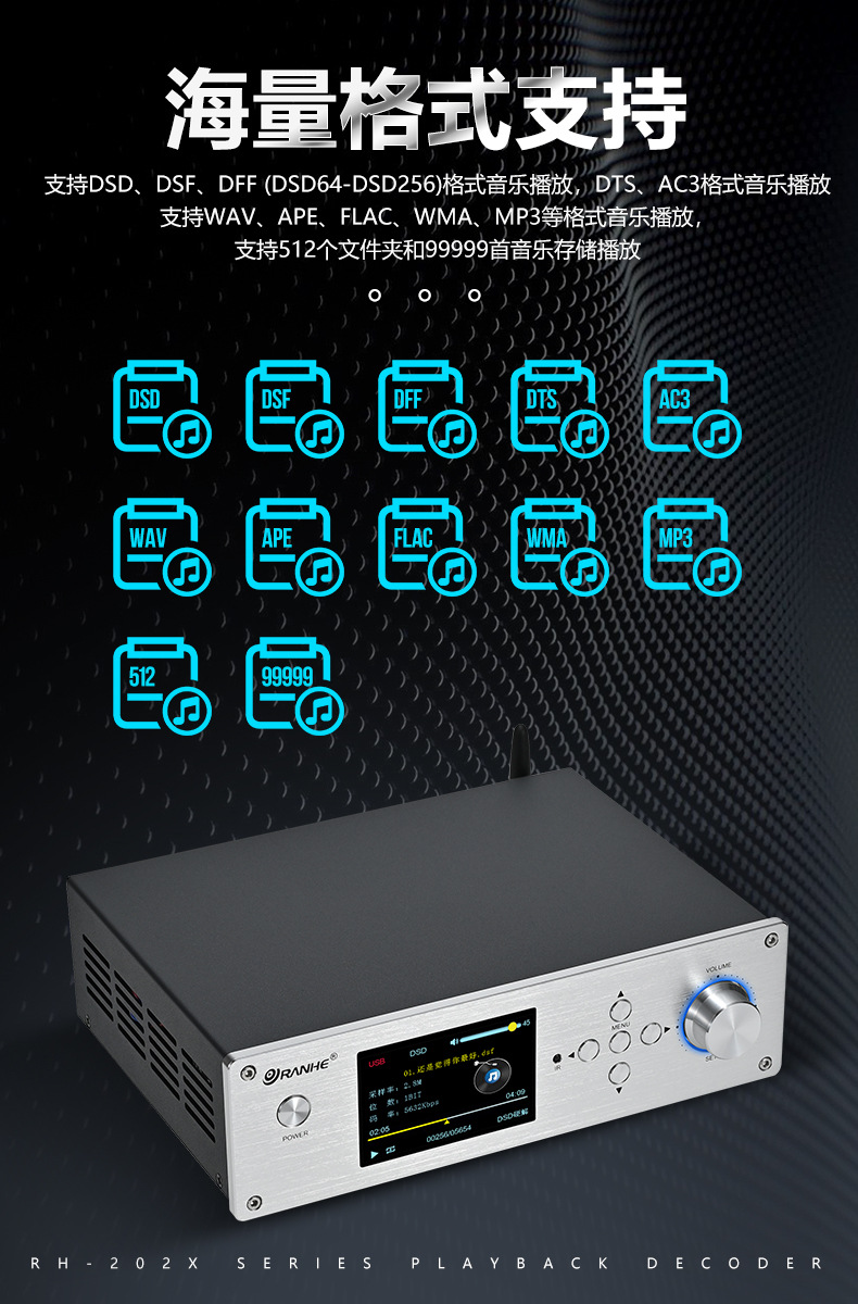 ⭐⭐⭐APTX lossless Bluetooth DSD lossless turntable USB hard drive SD ...