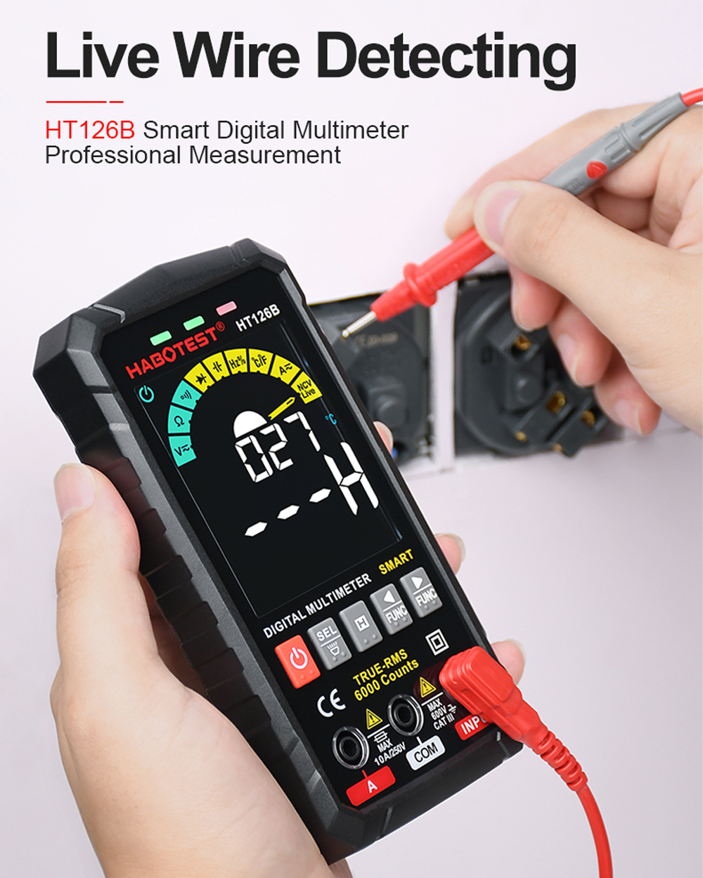 Habotest HT127B Digitális Univerzális Multiméter - 11 940 Ft - Foto 3