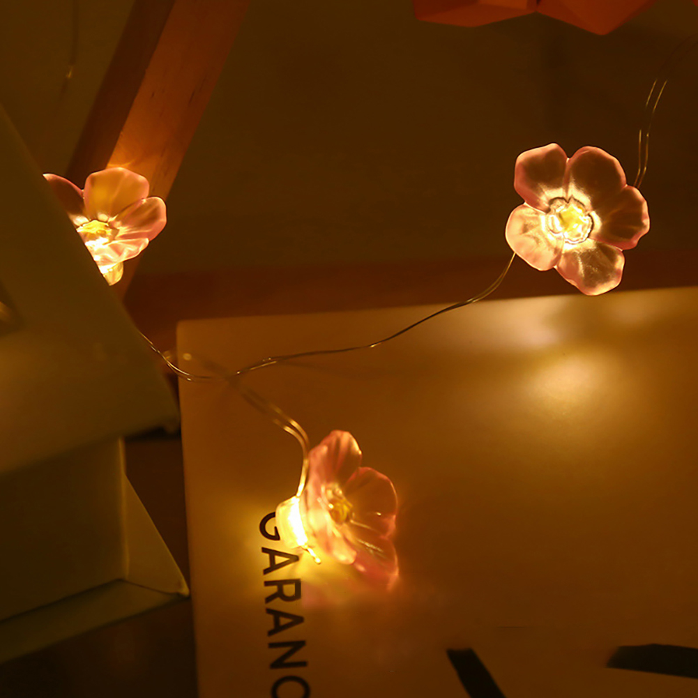HOTWIND Pink Cherry Blossom String Lights Christmas Holiday Decoration ...