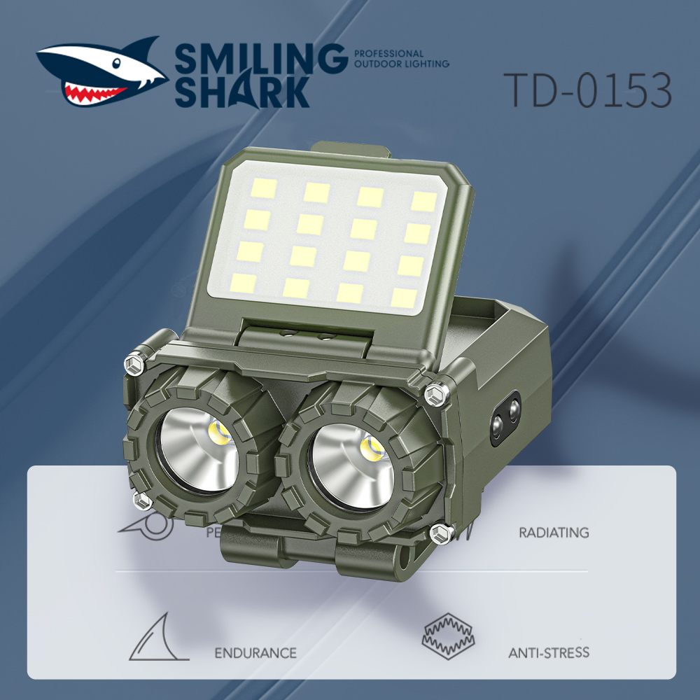 SmilingShark TD0153 led Sensor Head lamp Small Headlight with clip Type ...