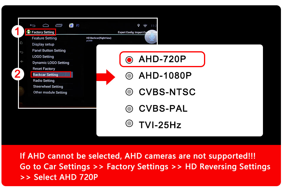 Smartour AI Backup Camera Black With Speaker Automotiva AHD Rear View ...