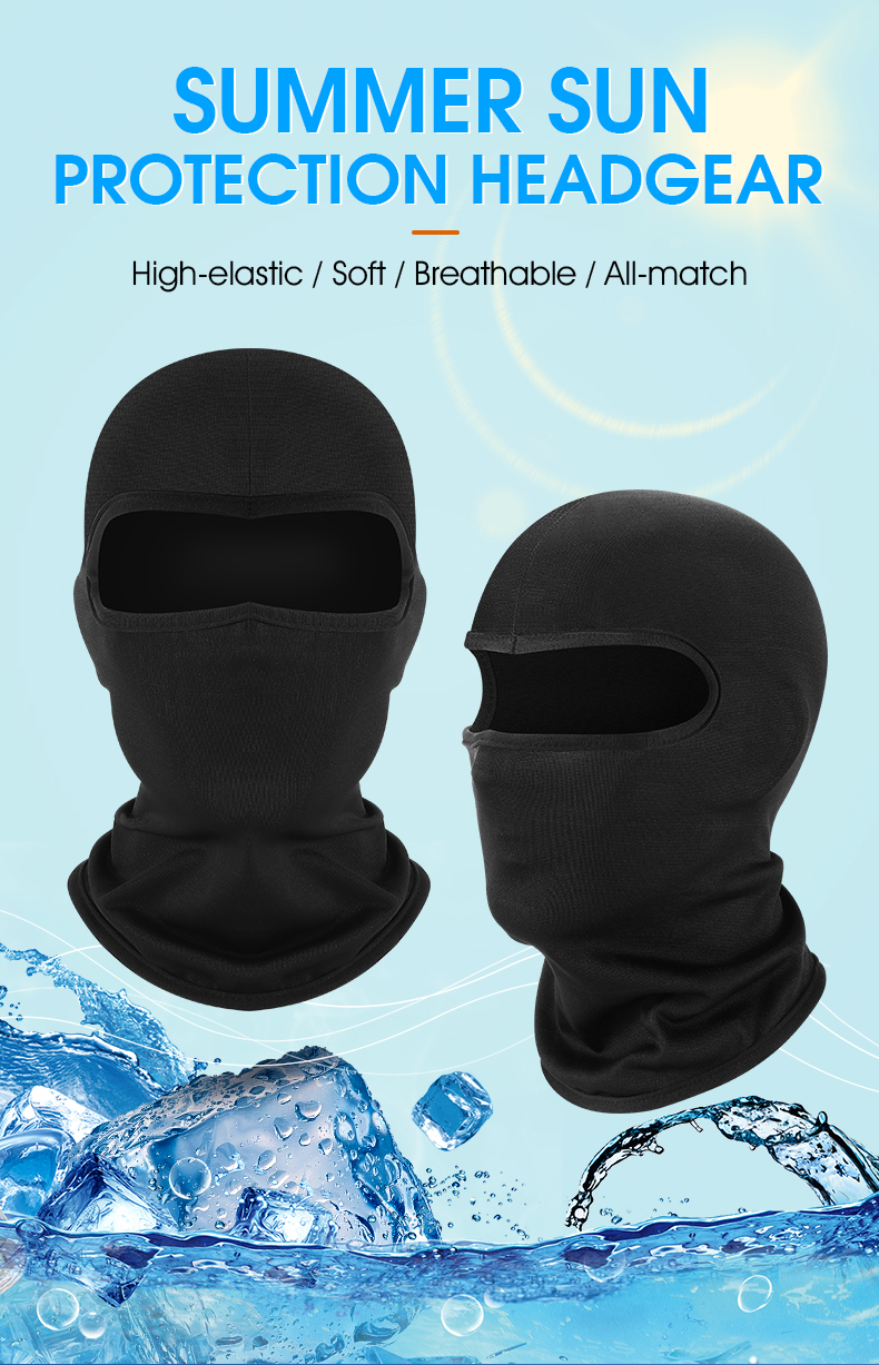 Sun Protection Cycling Face Mask Anti-Sweat Breathable Motor Topeng ...