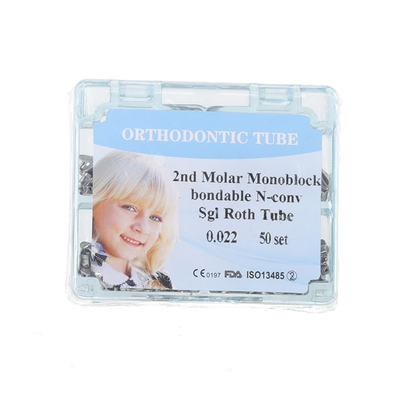 200 Pcs Dental Orthodontic Buccal Tubes - MBT Roth 022 1st & 2nd