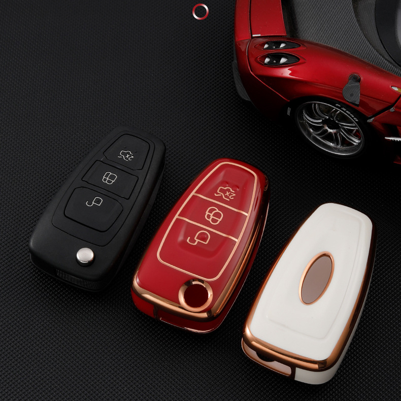 ford folding key remote case ford ranger t6 focus 2012 key cover ...