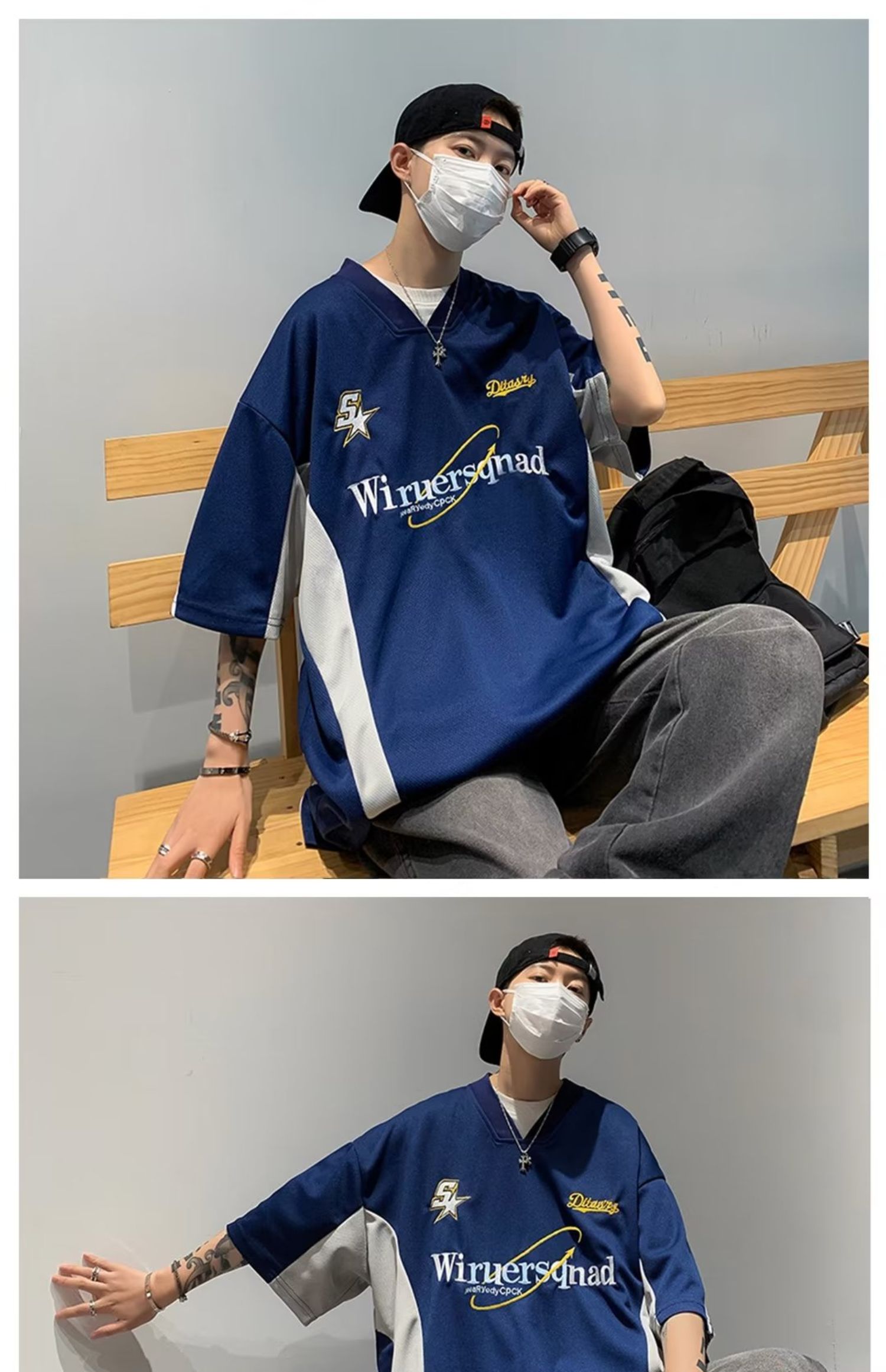 【READY STOCK】ProMan winnersquad t shirt Hip Hop Style Mesh oversize T ...
