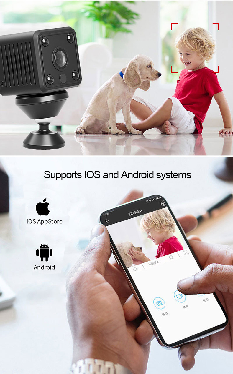 Mr.Ho IP06 1080PWireless Hidden WIFI Mini Camera Security IP CCTV ...