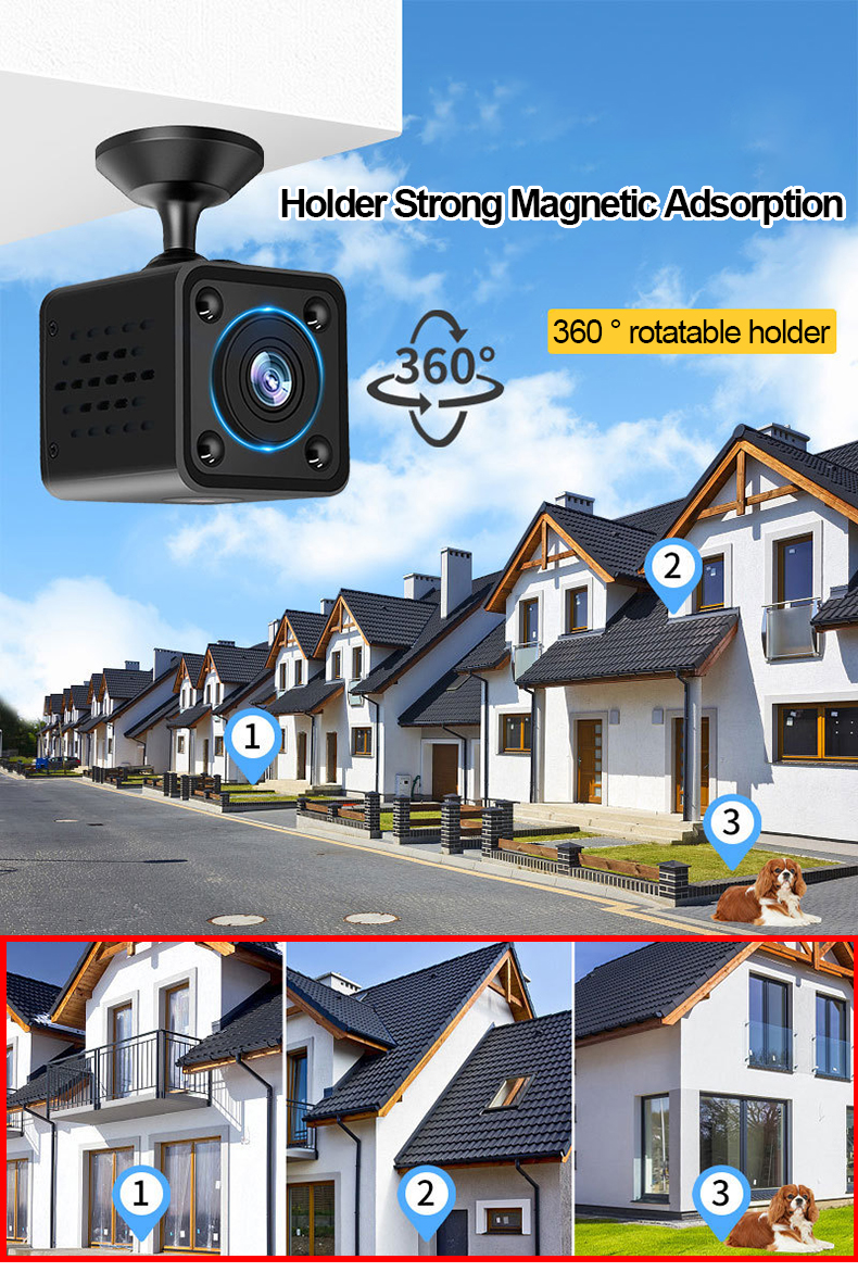 Mr.Ho IP06 1080PWireless Hidden WIFI Mini Camera Security IP CCTV ...