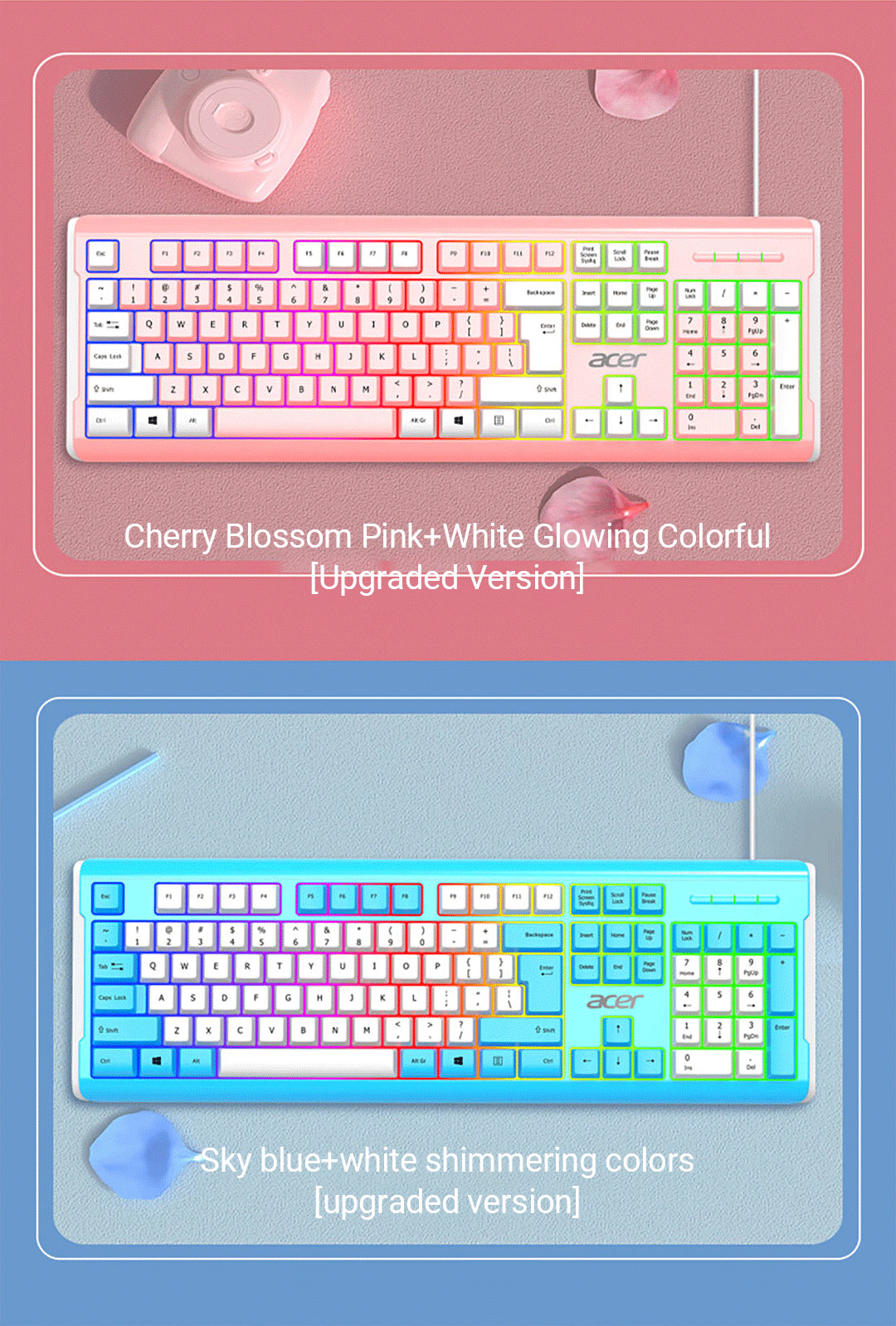 Acer Office keyboard OKB0A0 Silent office keyboard, high-value keyboard ...