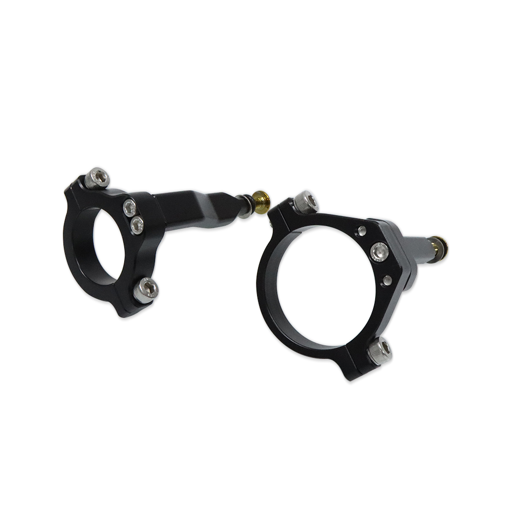 Steering Damper Kit For Kawasaki Ninja ZX4R/ZX4RR/ZX25R | Reverse Handlebar Riser Bracket, T6 Aluminum