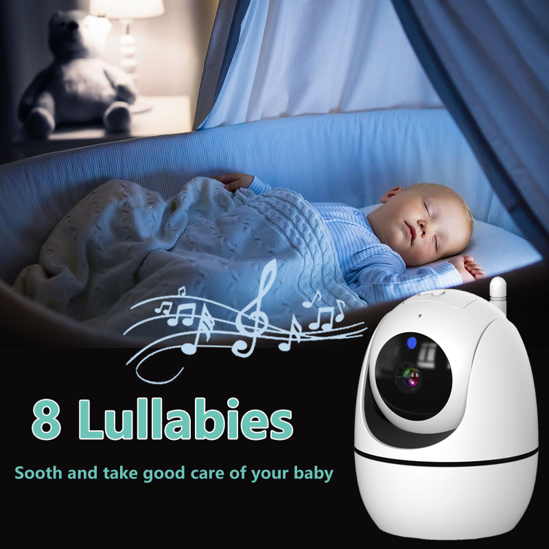 5.0 inch Wireless Video Color Baby Monitor High Resolution Baby Nanny ...